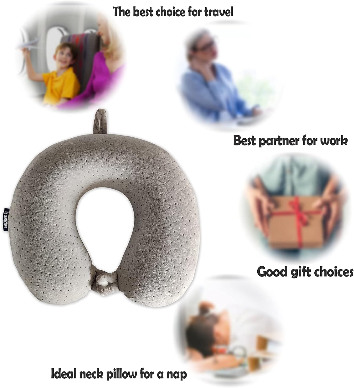 Vintagioo® Comfortable Travel Neck Pillow U Shape