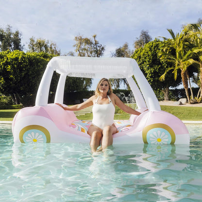 Vintagioo® Inflatable Golf Cart Summer Pool Float