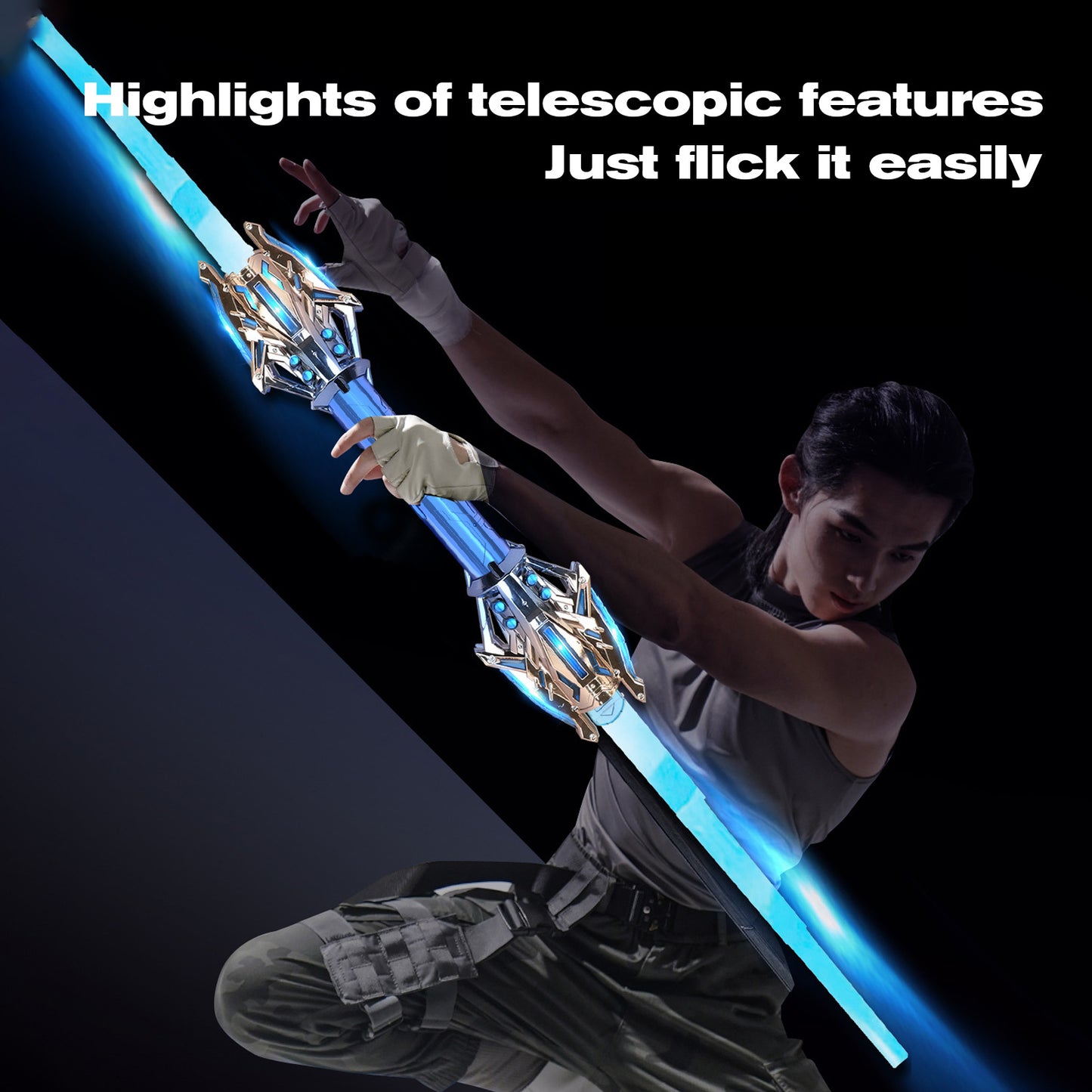 Vintagioo® Lightsaber Spinner Sword